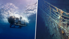 U vraku Titaniku se ztratila turistická ponorka: Na palubě je známý cestovatel a miliardář.