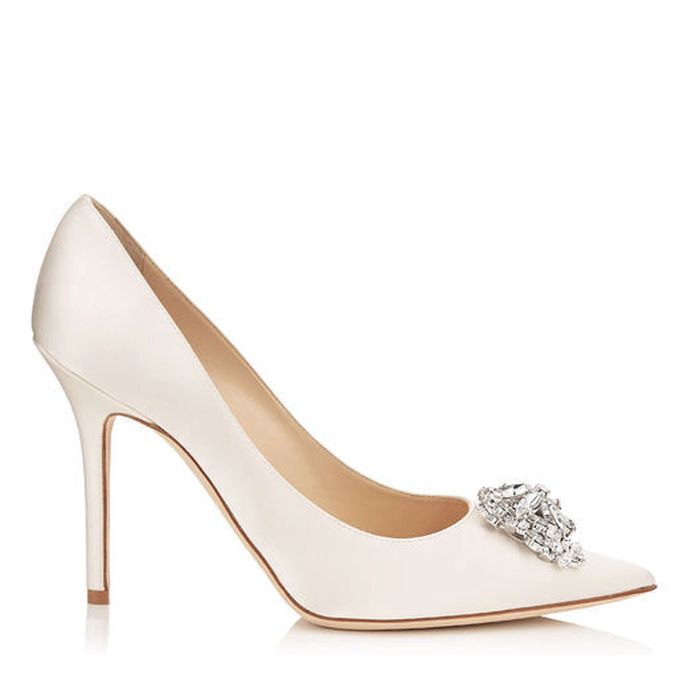 Saténové lodičky Abel, 725 €, row.jimmychoo.com Saténové lodičky Abel, 725 €, row.jimmychoo.com