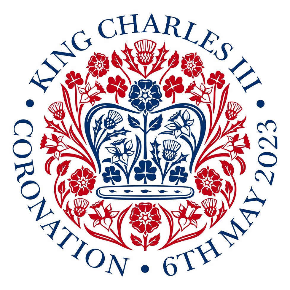 Logo, které bude provázet korunovaci Karla III. králem