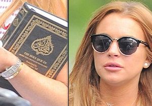 Lindsay Lohan s Koránem v ruce