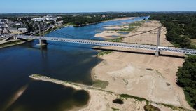 Sucho ve Francii: Řeka Loira