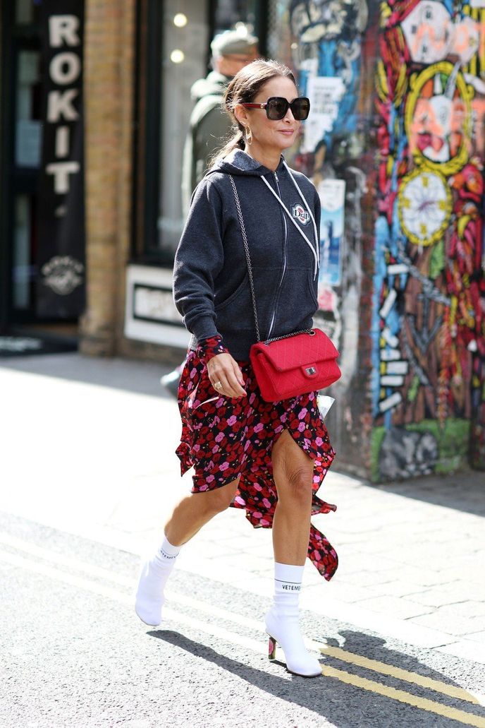 Street style na londýnském fashion weeku