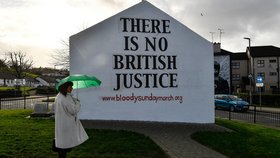 Northern Ireland: Commemoration in Londonderry on the occasion of the 50th anniversary of Bloody Sunday, January 1972 (01/30/2022)