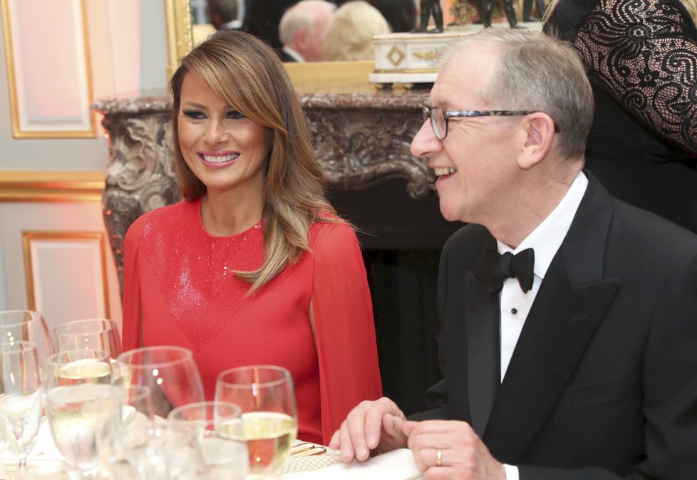 Melania Trumpová a Philip May.