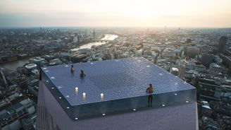 Londýn chystá světovou novinku: Šílený nekonečný bazén se 4D výhledem