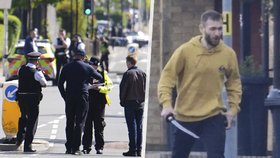 Děsivý útok v Londýně: Násilník najížděl autem, pak vytáhl meč. Chlapec (†13) zemřel