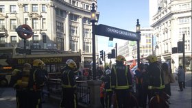 Evakuace londýnského metra