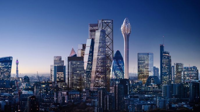 Kontroverzní věž ve tvaru tulipánu zřejmě neozdobí londýnské panorama.