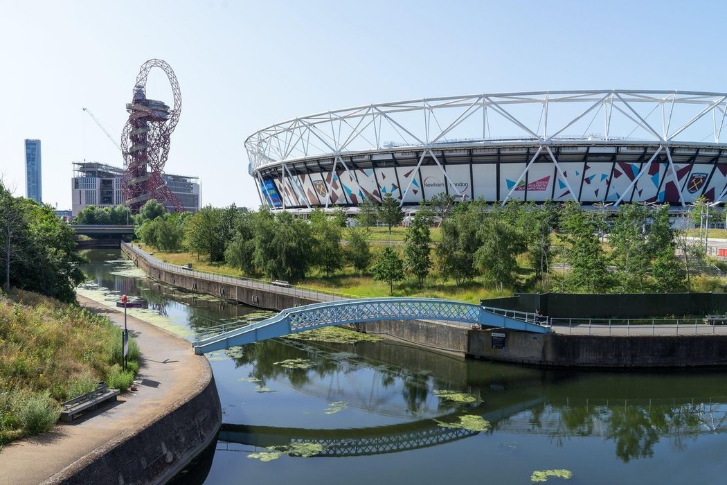 Olympijský park královny Alžběty je i devět let po hrát v Londýně vyhledávaným místem k sportu i relaxaci.