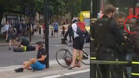 Muž vjel rychlostí 80 km/h do skupinky cyklistů před westminsterským palácem.