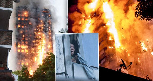 Ohnivé peklo v Londýně: Bytový věžák zachvátil požár! Až desítky mrtvých!