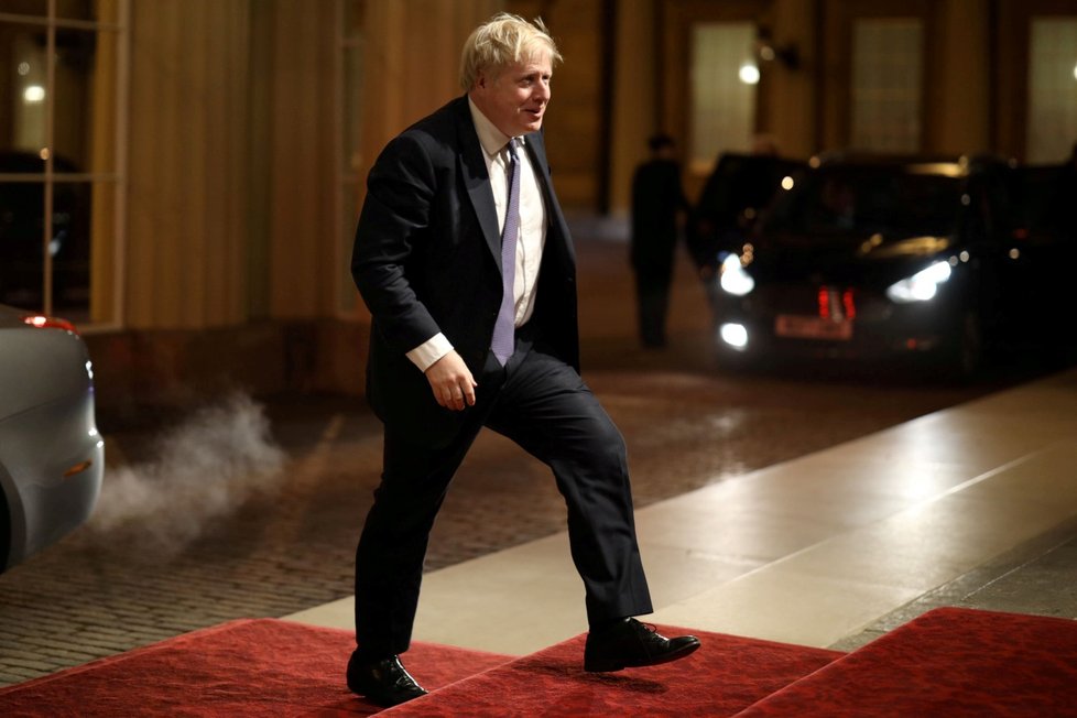 Boris Johnson na summitu NATO v Londýně