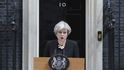 Theresa Mayová komentuje teroristický útok v Londýně