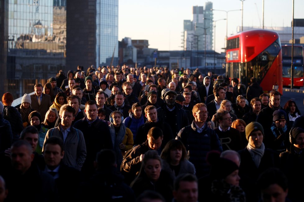 Pieta za oběti z útoku na londýnském mostu London Bridge.