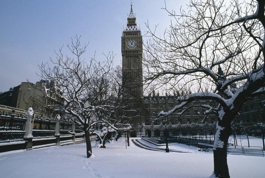 Londýn v zimě, ilustrační foto