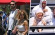 Jennifer Lopez a Ben Affleck v zábavním parku