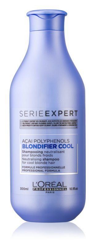 Šampon pro blond vlasy neutralizující žluté tóny L’Oréal Professionnel Série Expert Blondifier, 283 Kč