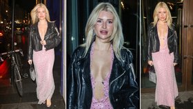 Lottie Moss v odvážných šatičkách