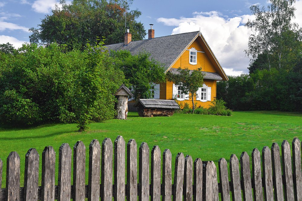 Tradiční lotyšská venkovská architektura
