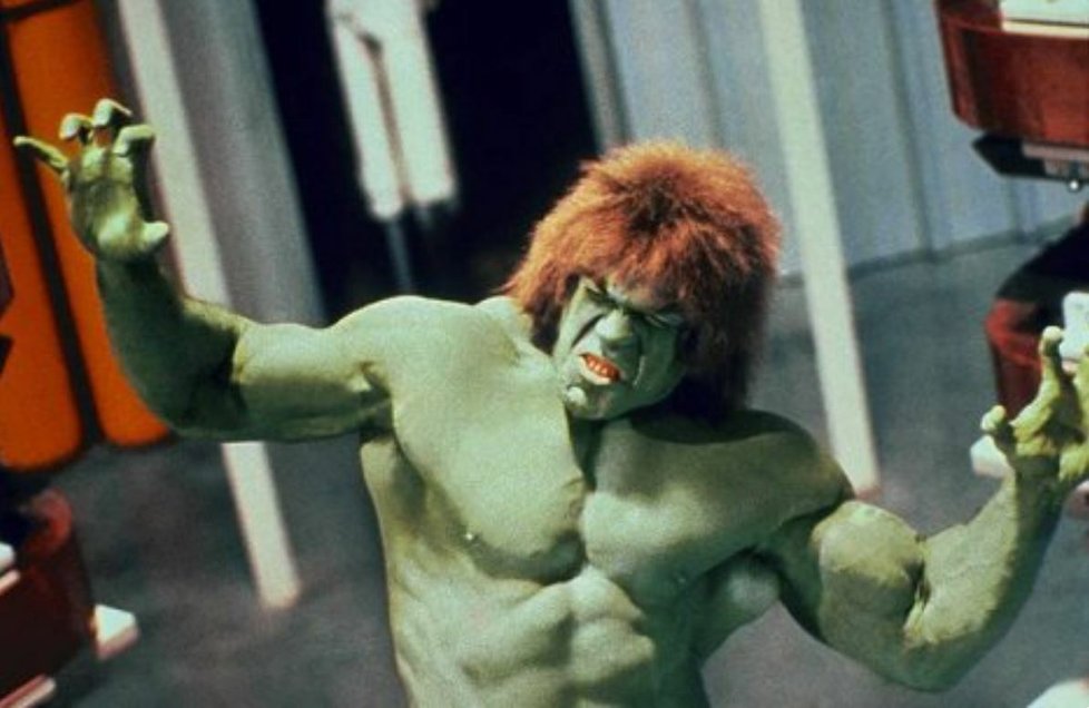 Lou Ferrigno ve filmu Neuvěřitelný Hulk