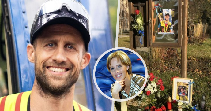 Poslední loučení se záchranářem Romanem Fišnarem vyjádřila Alena Zárybnická