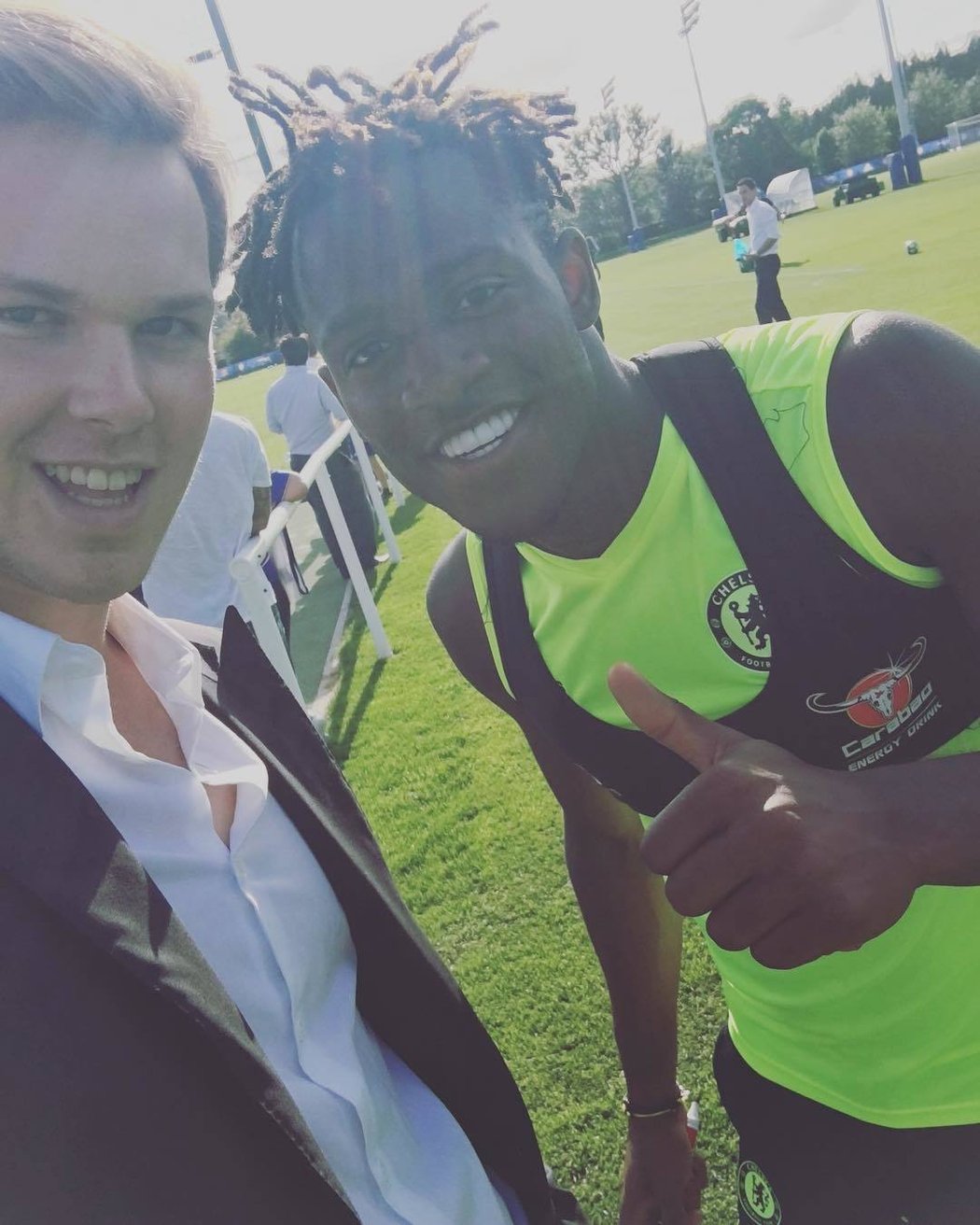 Miliardář Kyril Louis-Dreyfus a belgický útočník Michy Batshuayi.