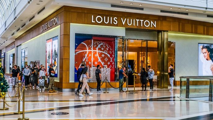 Prodejna módní společnosti Louis Vuitton