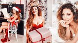 Sexy Vánoce podle Olgy Lounové: Rudý korzet praskal ve švech pod náporem bujných vnad! 
