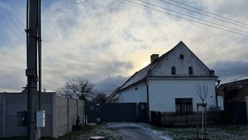 Místo nálezu dvou mrtvých těl na Lounsku