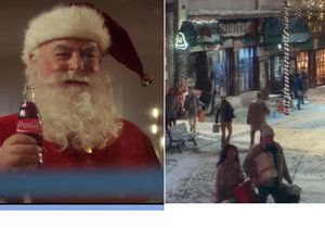 Vánoční reklamní spot Coca-Coly se natáčel v Nebušicích, Lounech a Lokti.