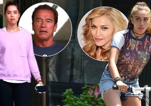 Hollywoodské dcerky Catherine Schwarzenegger a Lourdes Leon.