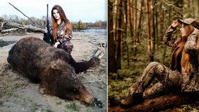 Krásná lovkyně se chlubí zastřelenými zvířaty a čelí ostré kritice! Bez uzardění ale kritiku oplácí