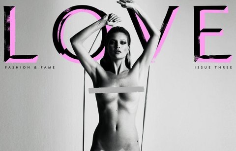 Kate Moss se svlékla pro časopis LOVE 