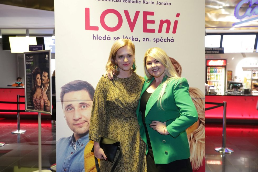 Premiéra filmu LOVEní: Evelyn Kramerová a Ester Geislerová