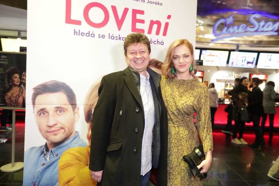 Premiéra filmu LOVEní: Ester Geislerová a Karel Janák