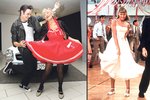 Luba si střihla taneček s Honzou Křížem jako Olivia Newton-John a John Travolta ve filmové Pomádě
