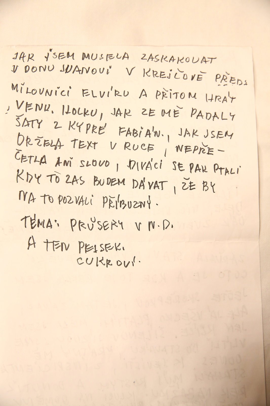 Průse*y v N. D., Luba snad před smrtí tušila, co jí ve zlaté kapličce chystají.