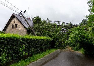 V obci Lubina na Novojičínsku se  21. června 2020 sesunul svah. Popadané stromy poškodily sloupy elektrického vedení a ohrožují i nedaleké domy.