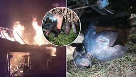 Dramatický požár v Lubníku: Vybuchovaly tlakové lahve, střecha i stropy se propadly.