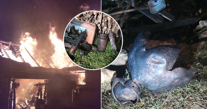 Dramatický požár v Lubníku: Vybuchovaly tlakové lahve, střecha i stropy se propadly.