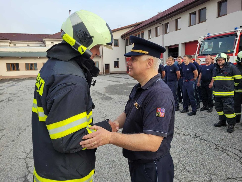 Lubomír Bureš byl u hasičského sboru 33 let.