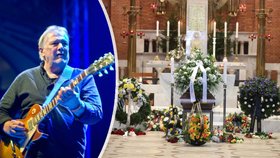 Pohřeb kytaristy Andršta (†73): Slzy bratrance Jandy a pocta velkých rockerů