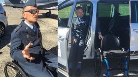 U armády sloužil kapitán Luboš Rous 25 let. Pak skončil na invalidním vozíku kvůli nehodě na motorce.