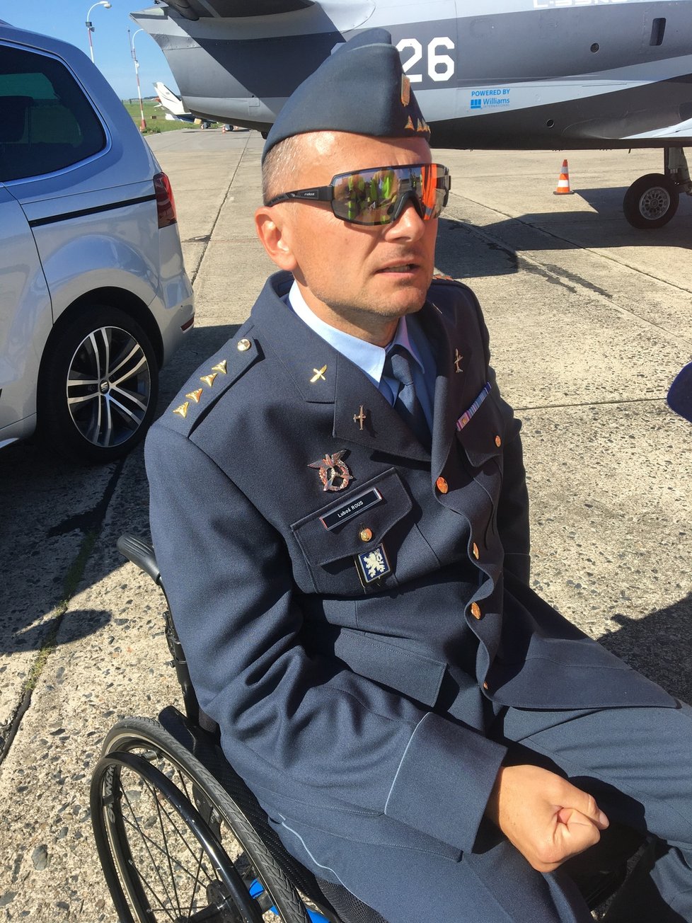 U armády sloužil kapitán Luboš Rous 25 let. Pak skončil na invalidním vozíku kvůli nehodě na motorce.