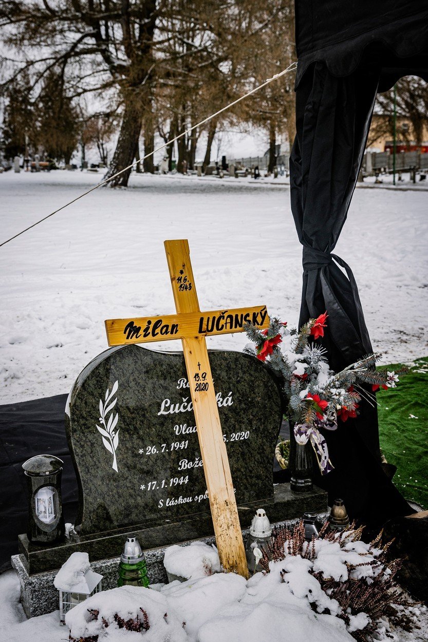 Pohřeb policejního exprezidenta Lučanského (†51)