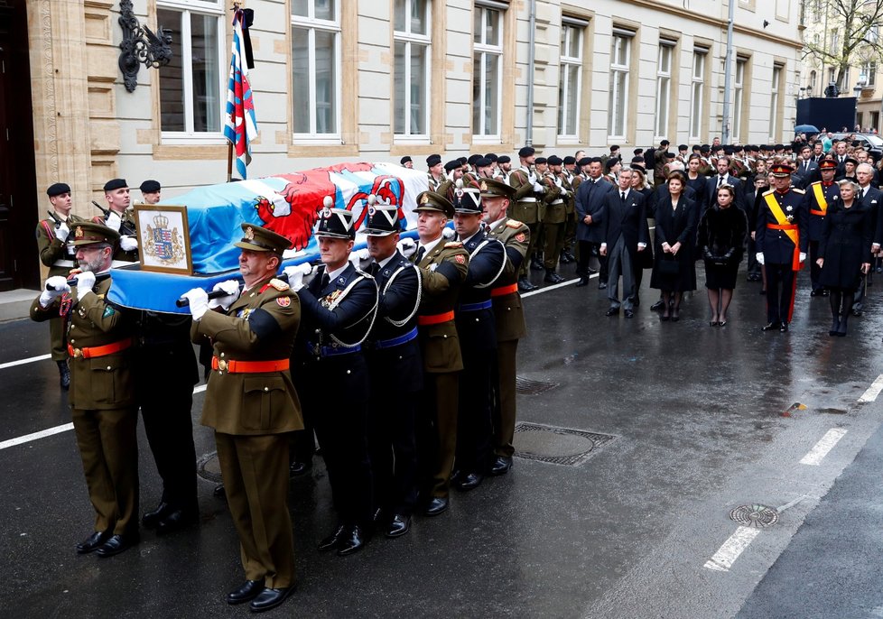 Lucembursko se v sobota 4. 5. 2019 rozloučilo s bývalým velkovévodou Jeanem