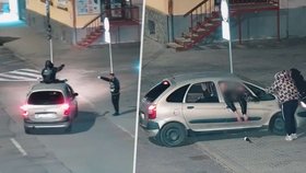 Čtyři opilí muži se vozili na střeše auta ve slovenské obci Lučenec