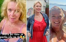 Sexy babička Lucie Benešová: Vystavuje přednosti u Jadranu