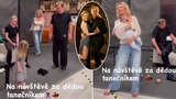 Dojemné video Lucie Benešové: Vnoučata na návštěvě "dědy tanečníka" Matonohy