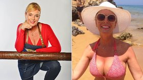 Lucie Benešová (46) za sexbombu: Na pláži předvedla dechberoucí dekolt v titěrných bikinách!